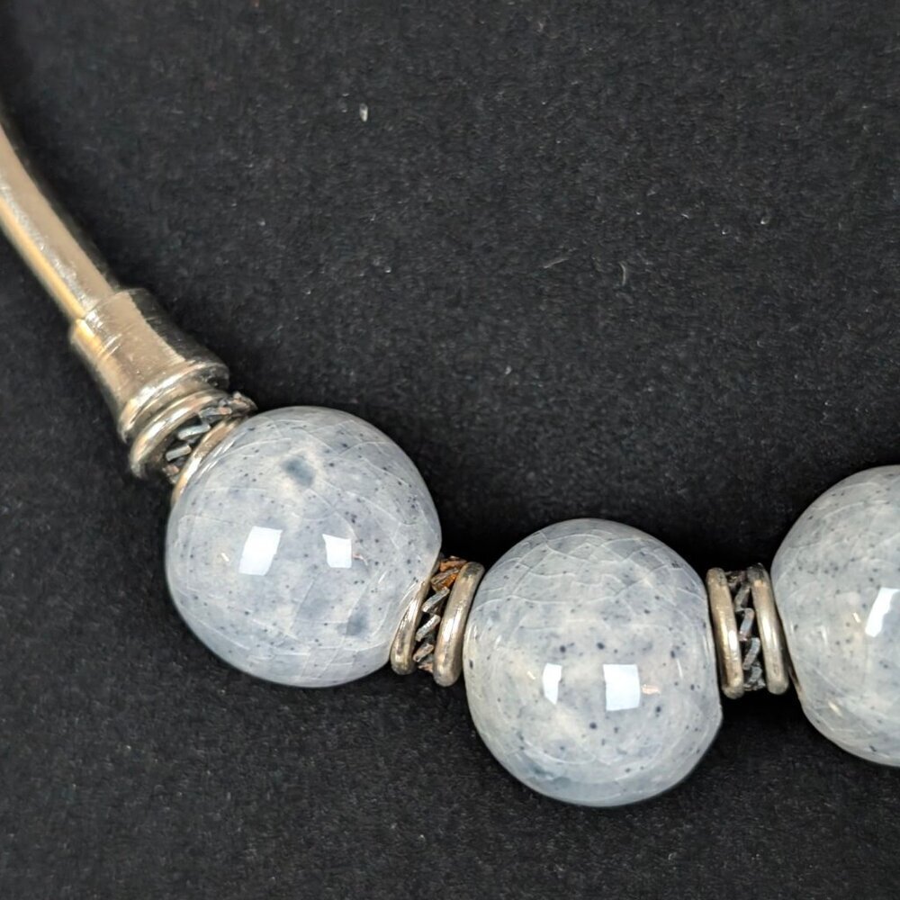 (2/$20) Vintage Chunky Ceramic Beaded Necklace - Picture 3 of 6